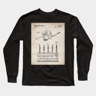 Dental Tools Patent - Dentist Hygienist Office Decor Art - Antique Long Sleeve T-Shirt